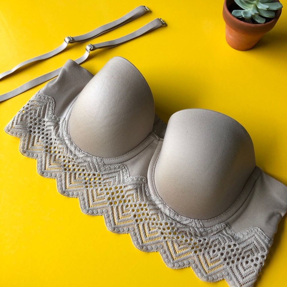 AERIE strapless bra - 34A - Taupe